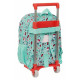 Mochila Escolar con Ruedas Hello Kitty Sea lovers Turquesa 26 x 34 x 11 cm