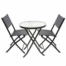 Conjunto de Mesa con 2 Sillas Aktive 3 Piezas Redonda