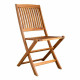 Silla Plegable Aktive Madera de acacia 2 Unidades 46 x 59 x 59 cm