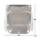Beach Chair Colorbaby Grey 51 x 45 x 76 cm