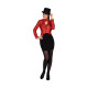 Disfraz para Adultos My Other Me Show Woman Rojo Chaqueta M/L