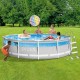 Circular Pool with Filtering System Intex Clearview Prism Frame 427 x 107 cm