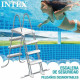 Circular Pool with Filtering System Intex Clearview Prism Frame 488 x 122 cm