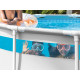 Circular Pool with Filtering System Intex Clearview Prism Frame 488 x 122 cm