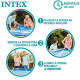Circular Pool with Filtering System Intex Clearview Prism Frame 488 x 122 cm