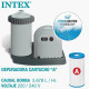 Circular Pool with Filtering System Intex Clearview Prism Frame 488 x 122 cm