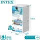 Circular Pool with Filtering System Intex Clearview Prism Frame 488 x 122 cm