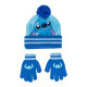 Gorro y Guantes Stitch Azul claro