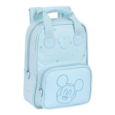 Mochila Infantil Mickey Mouse Baby Azul claro 20 x 28 x 8 cm
