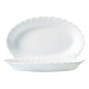 Serving Platter Luminarc Trianon White Glass (Ø 35 cm) (6 Units)