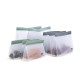 Set de Bolsas Reutilizables para Alimentos Quid Rico Plástico Zip 8 Piezas