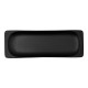 Bandeja de Aperitivos Bidasoa Fosil Negro Cerámica Alúmina 36 x 12,7 x 2,9 cm (9 Unidades)