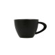 Taza Bidasoa Fosil Negro Cerámica Alúmina 220 ml (8 Unidades)