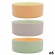 Bowl Quid Vitamina Bicoloured Ceramic 13 x 13 x 5,2 cm (6 Units)