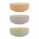 Bowl Quid Vitamina Bicoloured Ceramic 11 x 11 x 4,5 cm (6 Units)