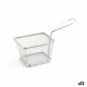 Cesta para Presentar Aperitivos Quid Select Metal Acero 10 x 9 cm Freidora (12 Unidades)