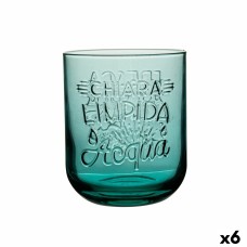 Vaso Graphica Verde Vidrio 395 ml (6 Unidades)