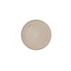 Flat plate Ariane Porous Ceramic Beige Ø 21 cm (4 Units)