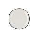 Plato Llano Ariane Vital Filo Blanco Cerámica Ø 27 cm (6 Unidades)