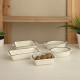 Cazuela Quid Cocco Cerámica Blanco (23 x 11 x 4,5 cm) (Pack 12x)