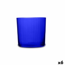 Glass Bohemia Crystal Optic Blue Glass 350 ml (6 Units)