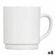 Cup Arcopal Zelie White Glass (290 ml) (Pack 6x)