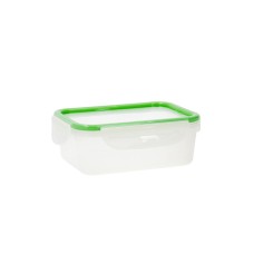 Fiambrera Quid Greenery 1 L Transparente Plástico 13 x 18 x 6,8 cm - 1 L (4 Unidades) (Pack 4x)