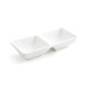 Bandeja de Aperitivos Quid Select Blanco Cerámica 15 x 7 cm (12 Unidades) (Pack 12x)