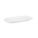 Serving Platter Bidasoa Glacial White Ceramic 31 x 18 cm (6 Units) (Pack 6x)