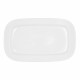 Serving Platter Bidasoa Glacial White Ceramic 36 x 21 cm (3 Units) (Pack 3x)