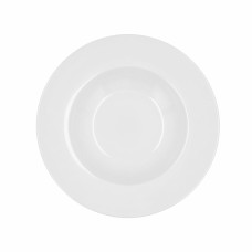Deep Plate Bidasoa Glacial Ceramic White (23,5 cm) (Pack 6x)