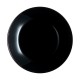 Flat plate Arcopal Black Glass (Ø 25 cm)