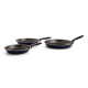 Set de Sartenes Quid Nuit Azul Metal (3 pcs)