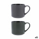 Taza Bidasoa Dark Moon XL Cerámica 540 ml (12 Unidades)