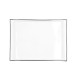 Snack tray Quid Gastro White Black Ceramic 31 x 23 cm (6 Units)