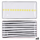Bandeja de Aperitivos Bidasoa Zigzag Multicolor Cerámica 30,5 x 15 x 2 cm (6 Unidades)