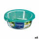 Fiambrera Redonda con Tapa Luminarc Keep'n Lagon 920 ml 15,6 x 6,6 cm Turquesa Vidrio (6 Unidades)