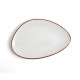 Plato Llano Ariane Terra Cerámica Beige Ø 21 cm (12 Unidades)