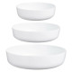 Serving Platter Luminarc N7648 White Glass 3 Pieces (3 pcs)