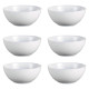 Set of bowls Luminarc Diwali White Glass (18 cm) (6 pcs)