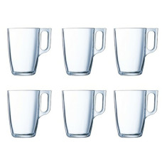 Juego de Tazas Luminarc Nuevo Transparente Vidrio 320 ml (6 Piezas)