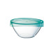 Ensaladera Luminarc Keep'n Lagon Transparente Con Tapa Vidrio Ø 17 cm (6 Unidades)