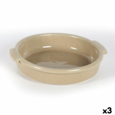 Cazuela Anaflor Barro Anaflor Marrón Cerámica Ø 21 cm (3 Unidades)