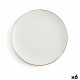 Plato Llano Ariane Terra Cerámica Beige (Ø 29 cm) (6 Unidades)