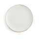 Plato Llano Ariane Terra Cerámica Beige (Ø 29 cm) (6 Unidades)