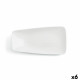 Plato Llano Ariane Vital Rectangular Cerámica Blanco (38 x 20,4 cm) (6 Unidades)