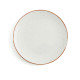 Plato Llano Ariane Terra Cerámica Beige (Ø 21 cm) (12 Unidades)