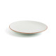 Plato Llano Ariane Terra Cerámica Beige (Ø 18 cm) (12 Unidades)