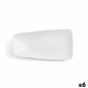 Plato Llano Ariane Vital Rectangular Cerámica Blanco (29 x 15,5 cm) (6 Unidades)