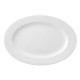 Plato Llano Ariane Prime Ovalado Cerámica Blanco (38 x 25 cm) (6 Unidades)
